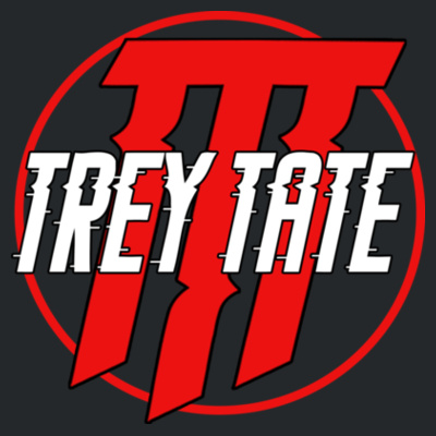 Trey Tate - Red Monogram - Heavy Cotton™ T-Shirt Design